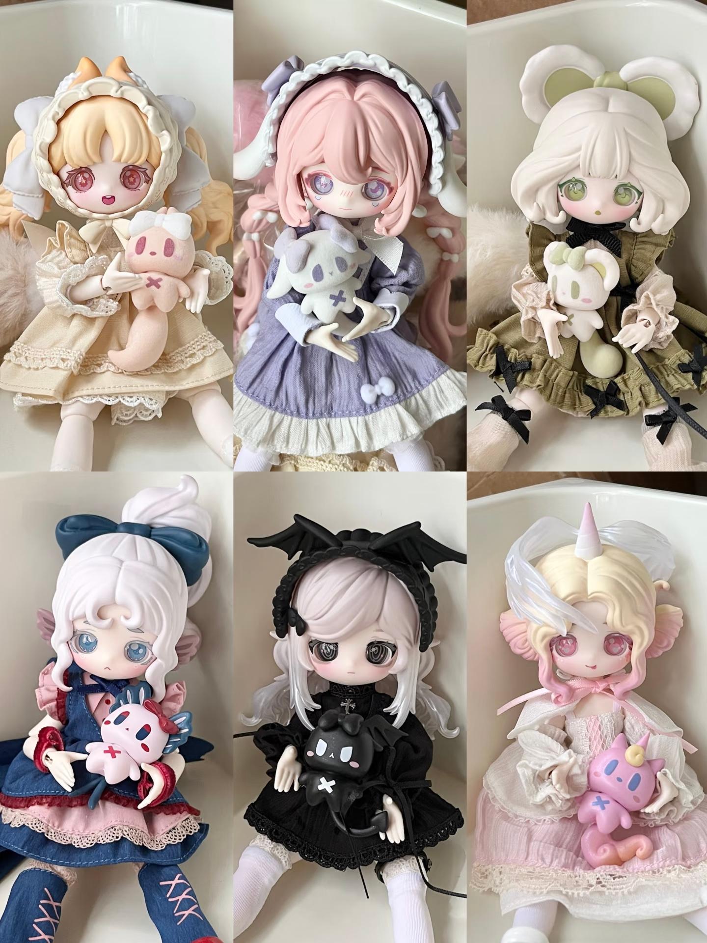 ブランド 1/12スケール ルル・リン BJD  ブラインドボックスフィギュア とのき なアクセサリー 々なポーズ【女性向けギフト置物プレゼントグッズぬいぐるみ人形】
