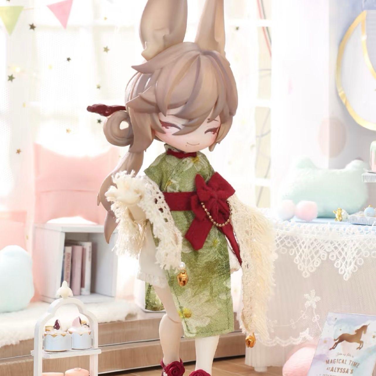 正規品 非食用フィギュア 12分bjd ブラインドボックス 跳月 タイムラビット ポケモン 可動フィギュア ガチャ プレゼント 女の子