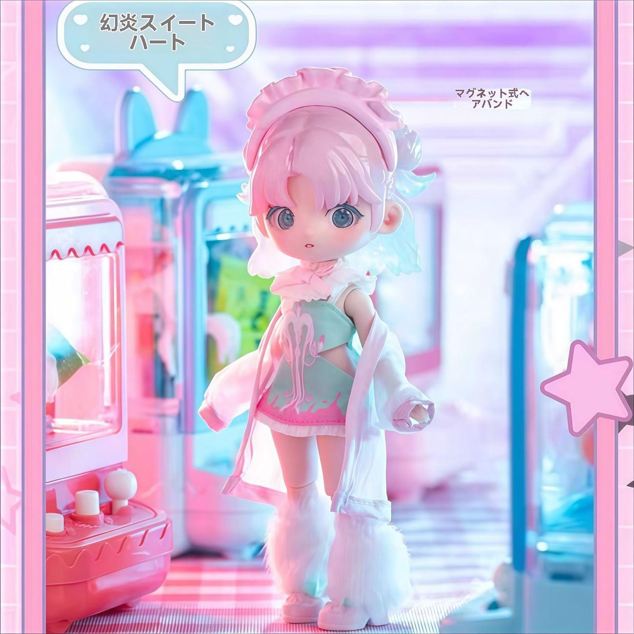 SIMONTOYS 莉洛洛 二進法 甘いお菓子シリーズ 1/12スケール BJD 可動ジョイント ドール セット付き コレクション ギフトに最適