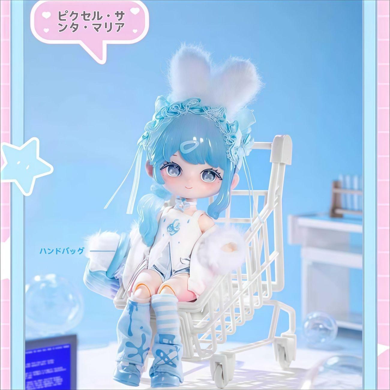 SIMONTOYS 莉洛洛 二進法 甘いお菓子シリーズ 1/12スケール BJD 可動ジョイント ドール セット付き コレクション ギフトに最適