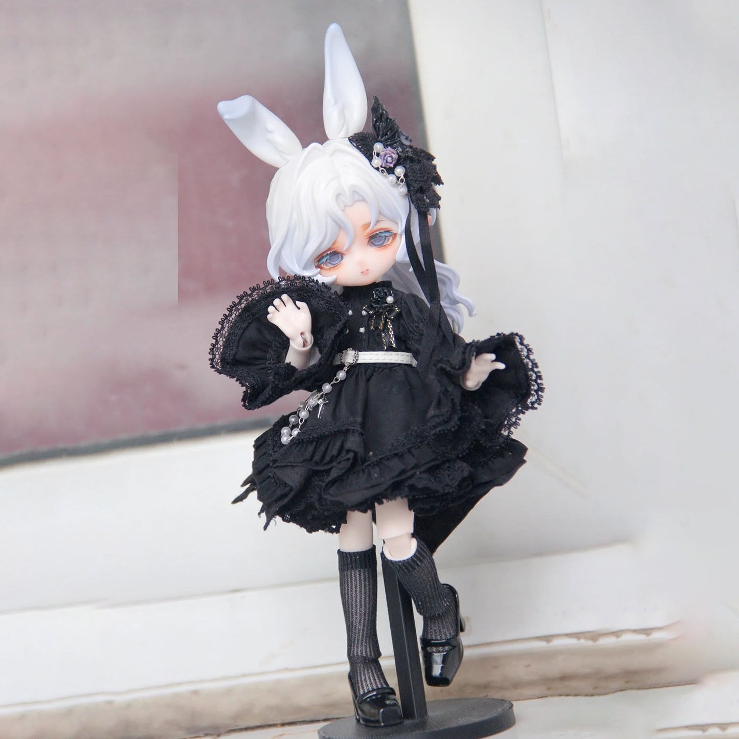 ボニーラビット ウェザースター 言語シリーズ BJD ブラインドボックス かわいいアニメ周辺機器 フィギュア デスクトップオーナメント ドール