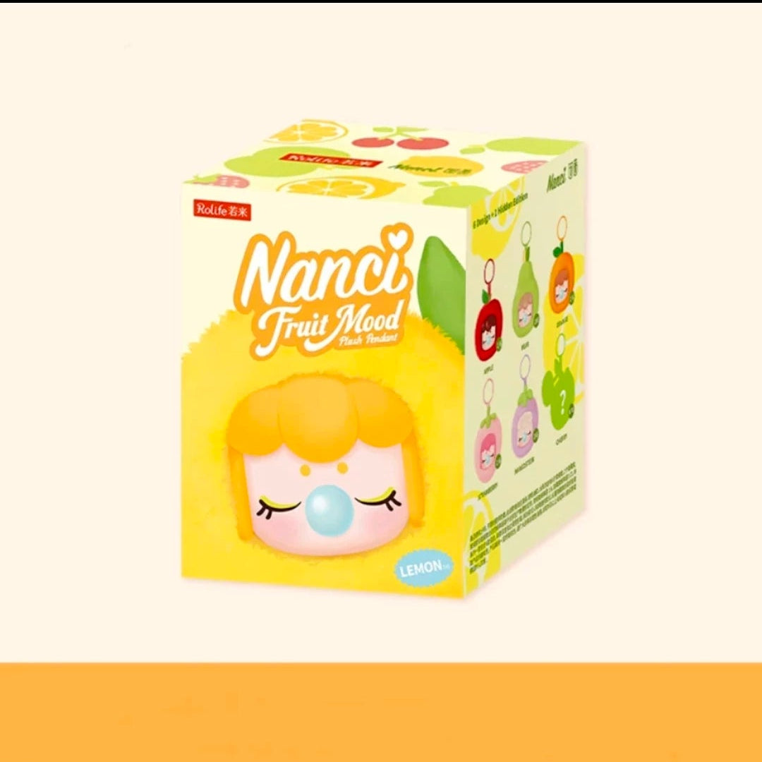 rolife Ruolai Nanci フルーツヘッド ぬいぐるみ ブラインドボックス 人形 キーチェーン おもちゃ 女の子への誕生日プレゼント