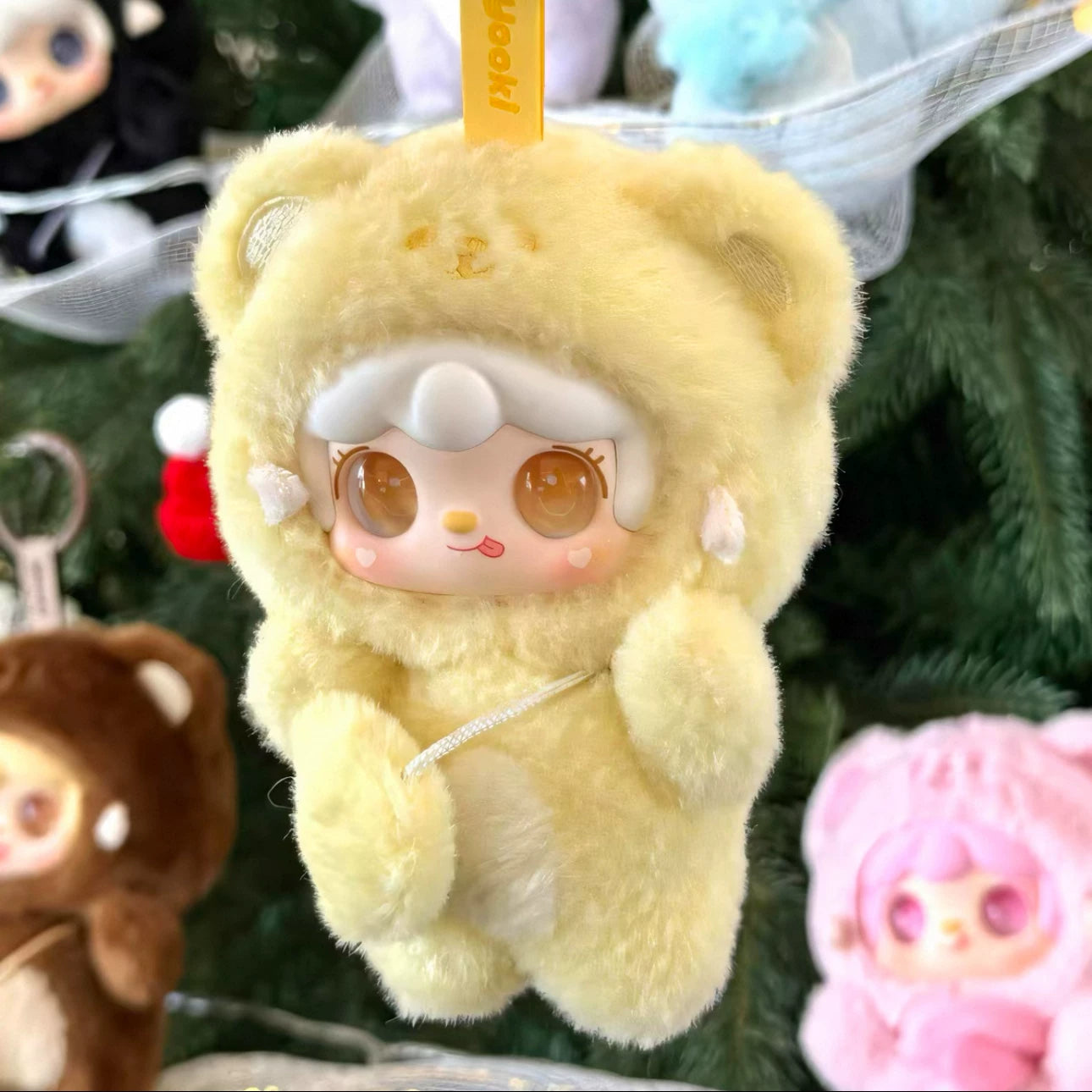 Yooki Oxygen 第4世代 バイトベアシリーズ ぬいぐるみ ビニール製 ブラインドボックス 女の子へのかわいいバッグチャームギフト